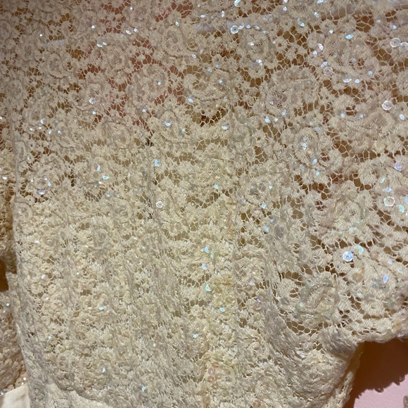 Vintage knit sequin 60s dress - Picture 6 of 6